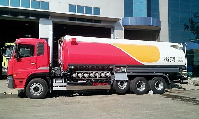 Bottom loading sysem tanker truck